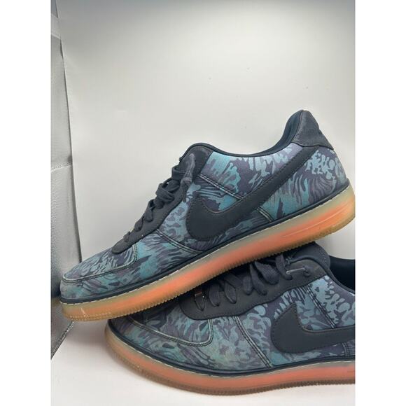 Nike Air Force 1 Low Downtown Dark Obsidian 579962-400 Size 13 - Picture 2 of 11